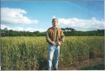 Stephen Page in front of wheat photo